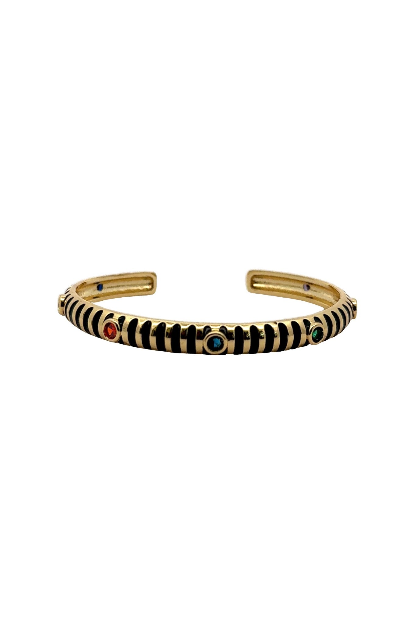 Enamel black zebra